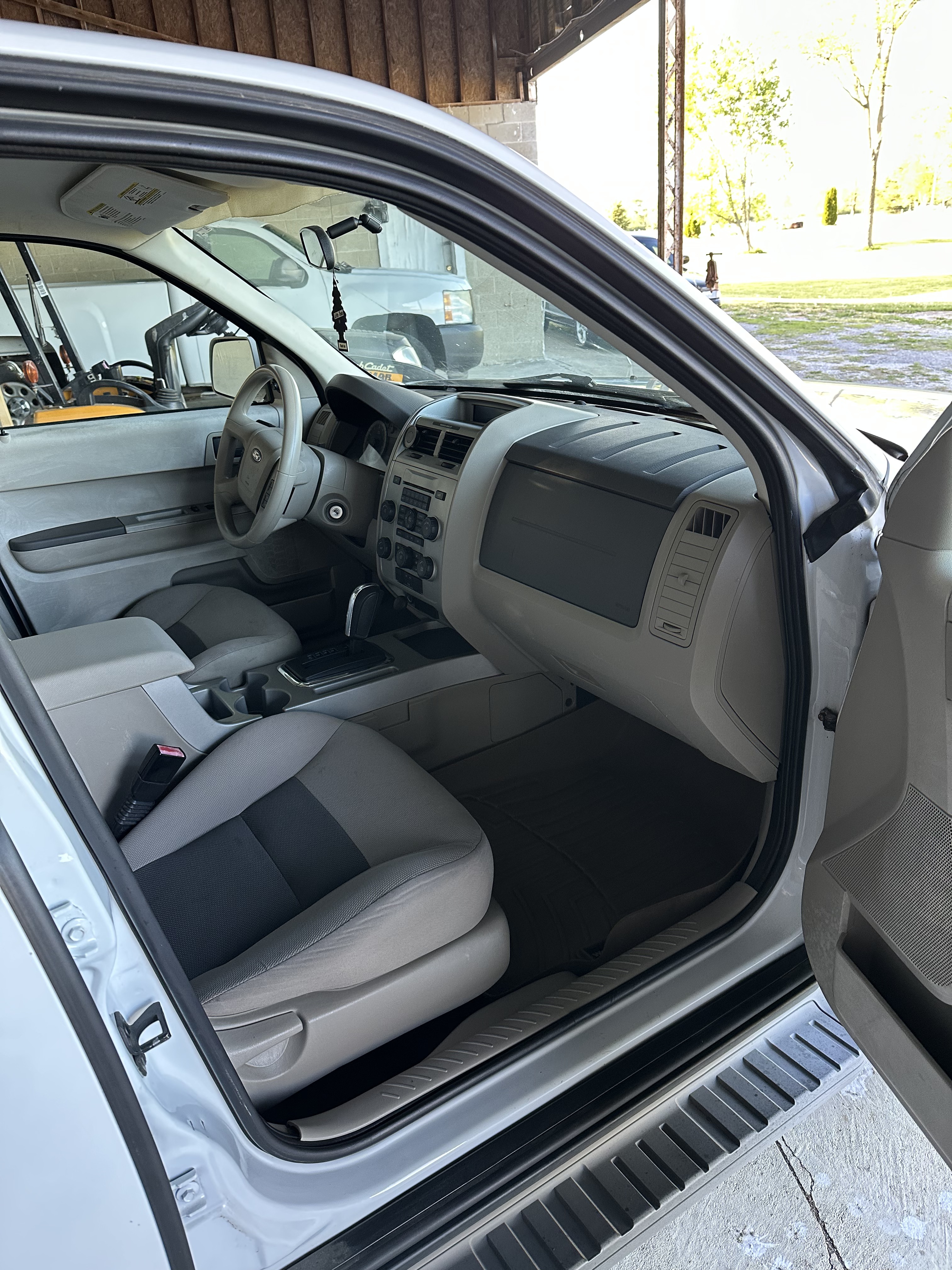 Clean truck interior after a detail