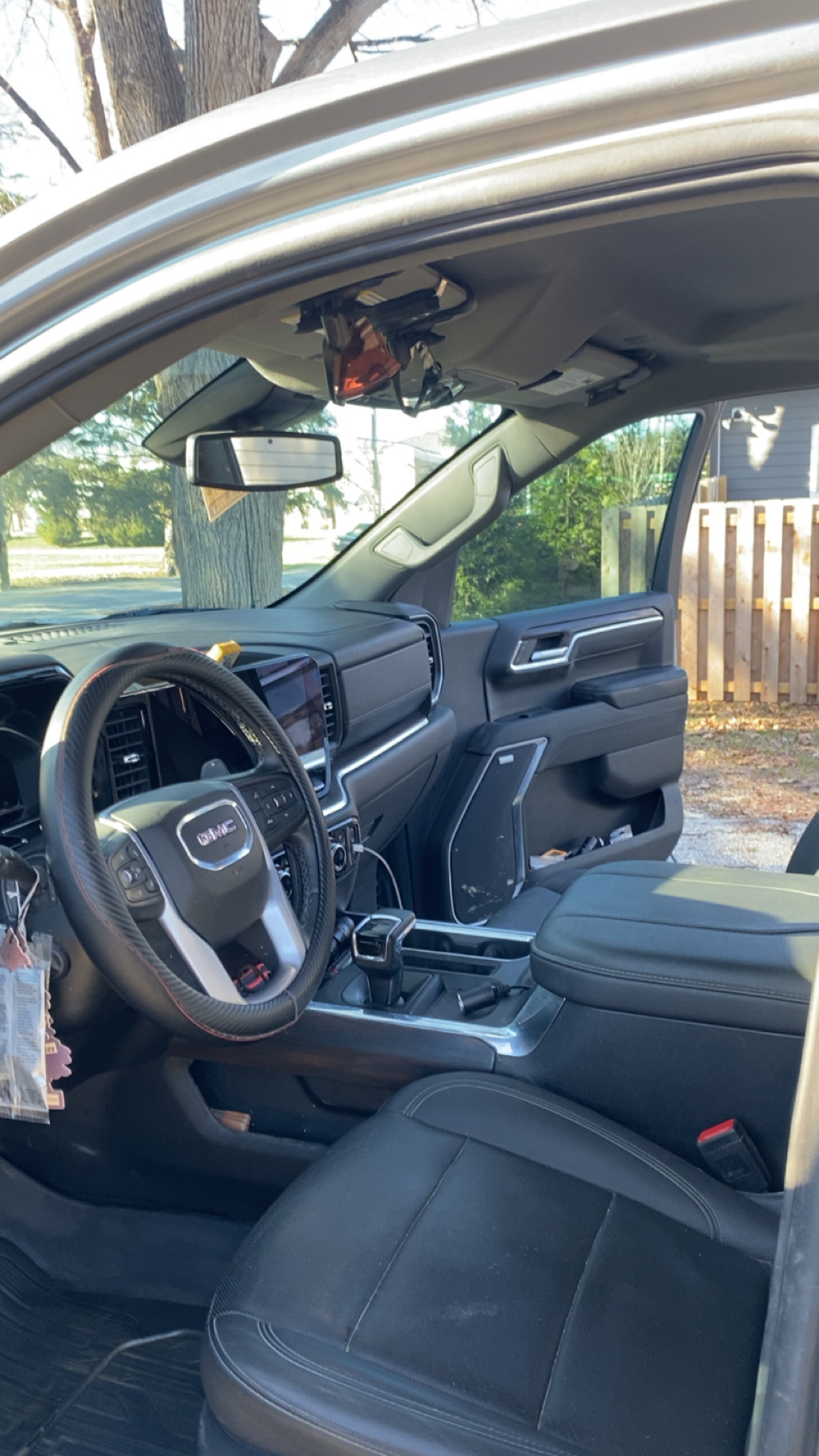 Clean front seats after interior service