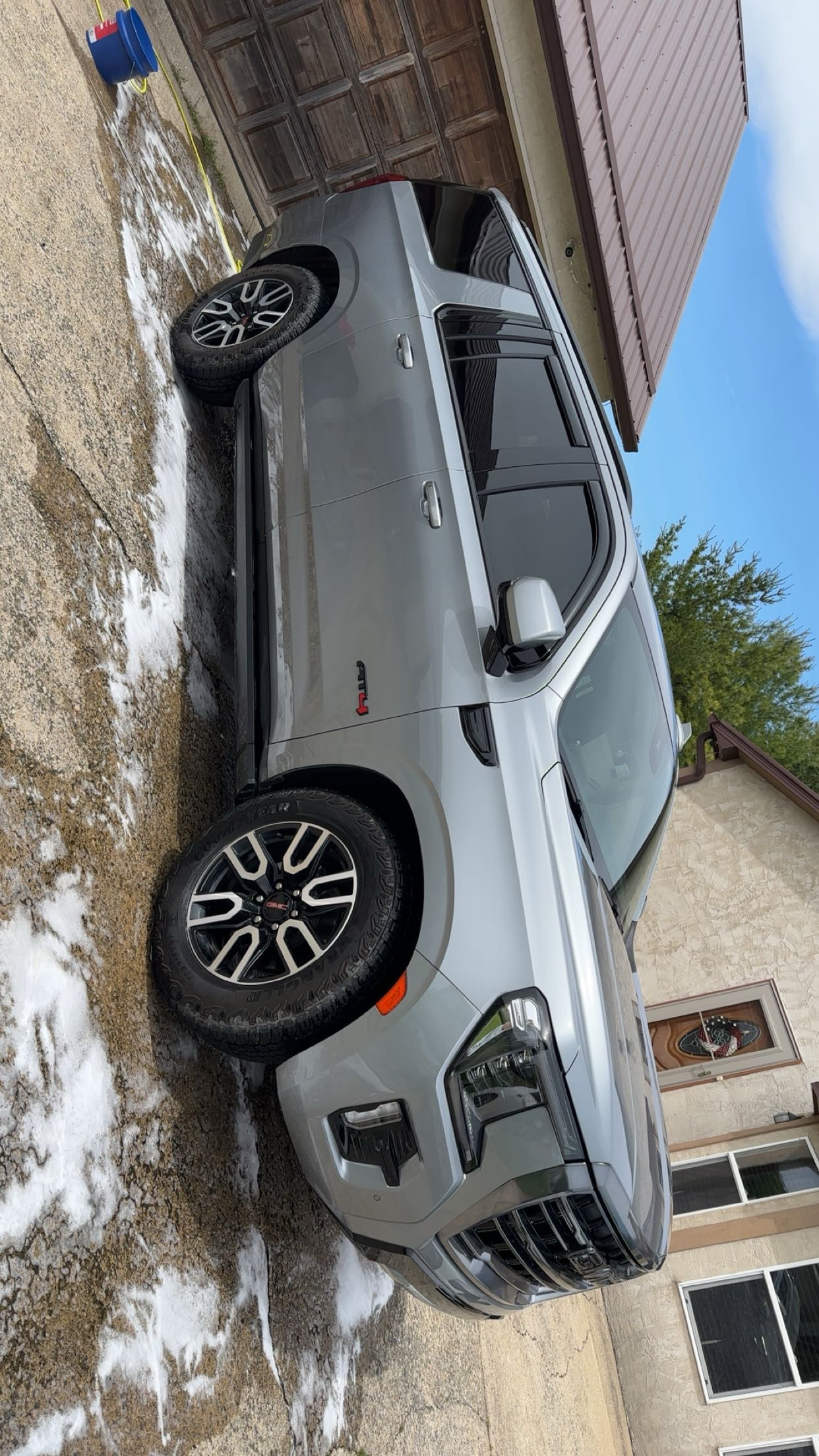 GMC exterior after wash and shine