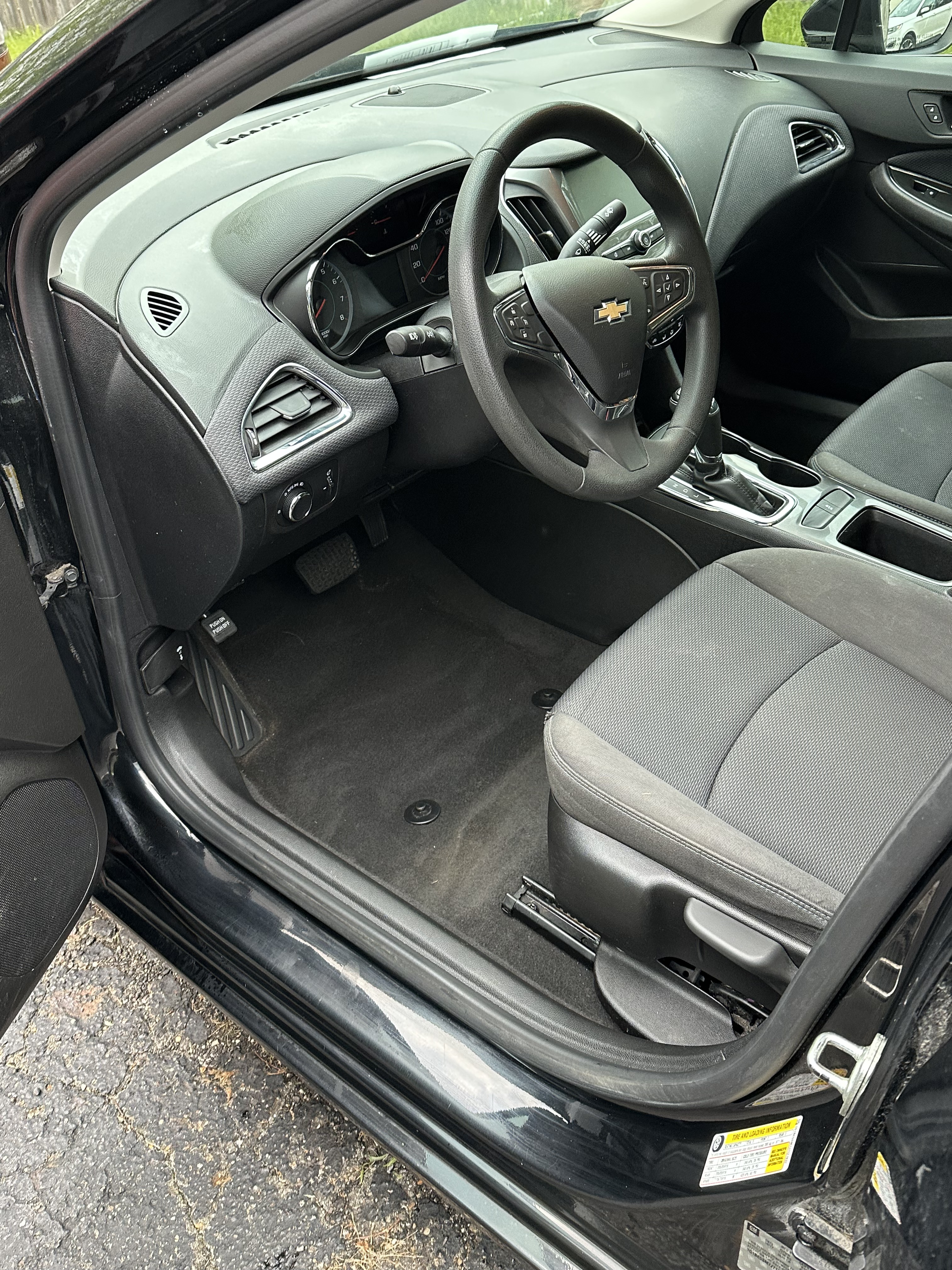 Chevrolet Malibu interior after Fresh Start Detailing service